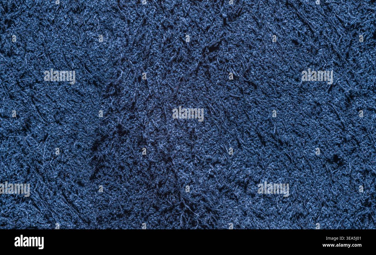 blue suede texture closeup detailed background Stock Photo