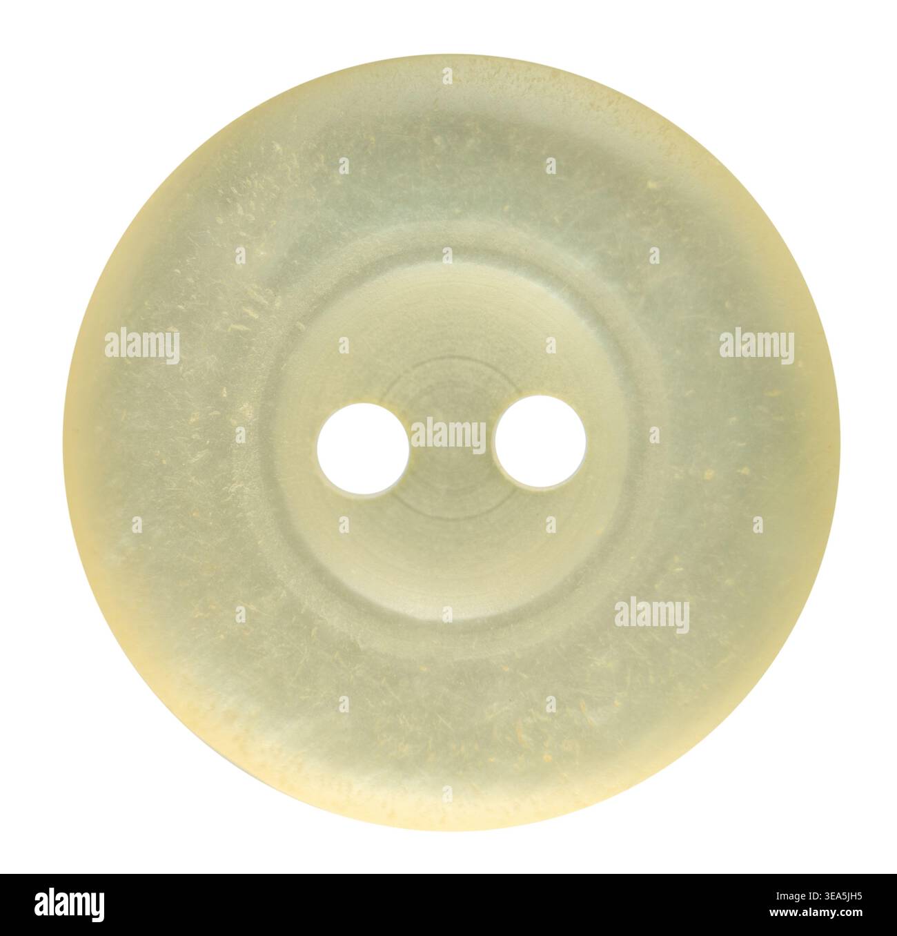 one sewing button on a white isolated background Stock Photo