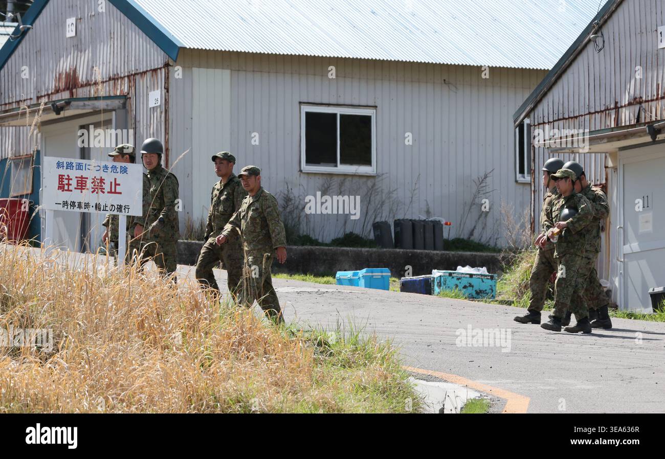 Jgsdf Riots Japan Ground Self-Defense Force (JGSDF) personnel walk at JGSDF Hijudai ...