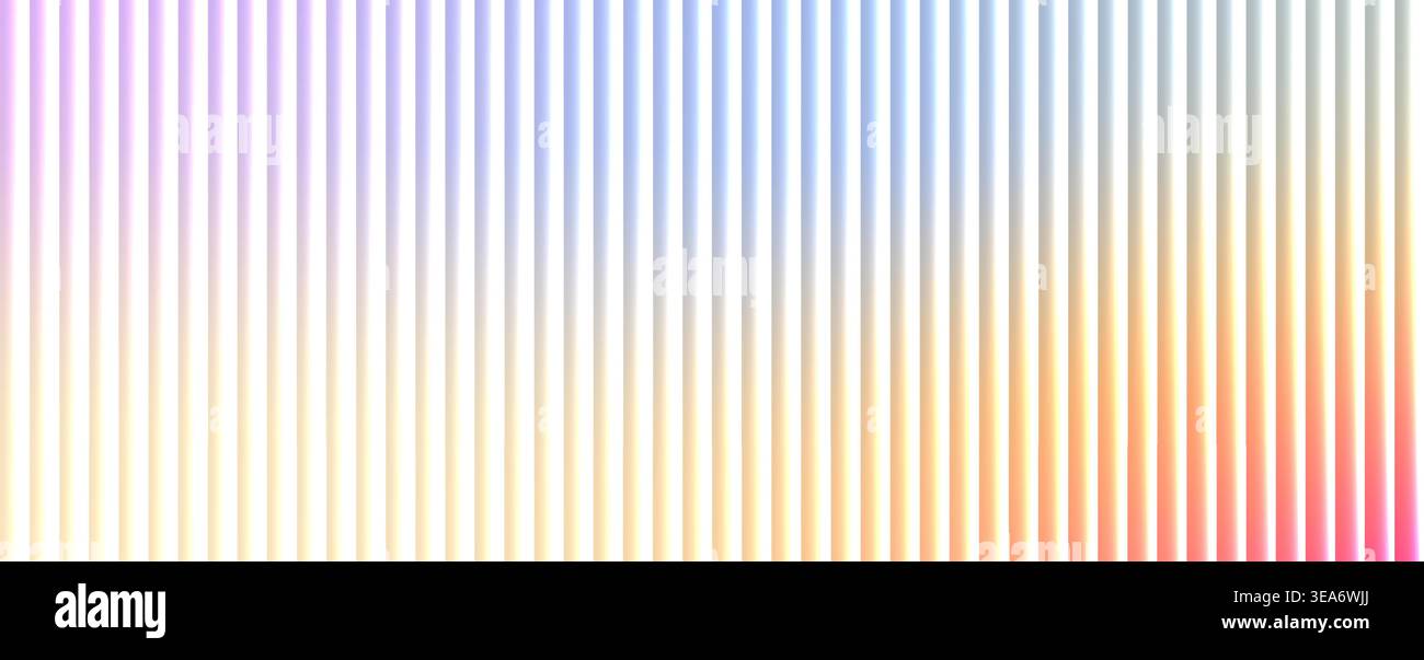 Ribbed glass gradient texture. Abstract fractal effect Stock Vector
