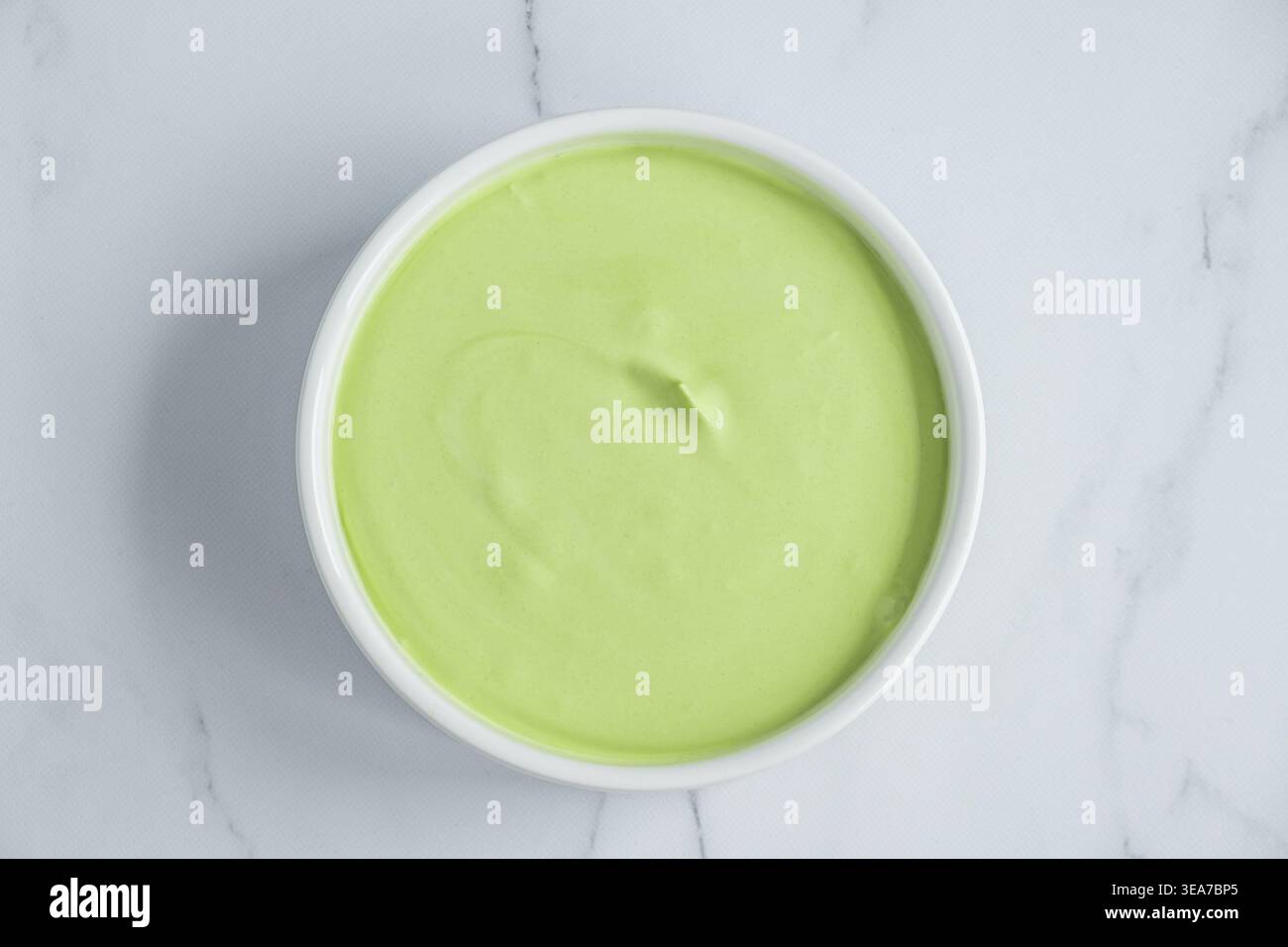 Top view creamy matcha hi-res stock photography and images - Alamy