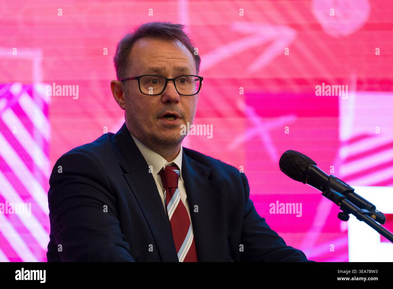 Ben Hatton, Chief Operations Officer of Aston Villa FC during a press ...