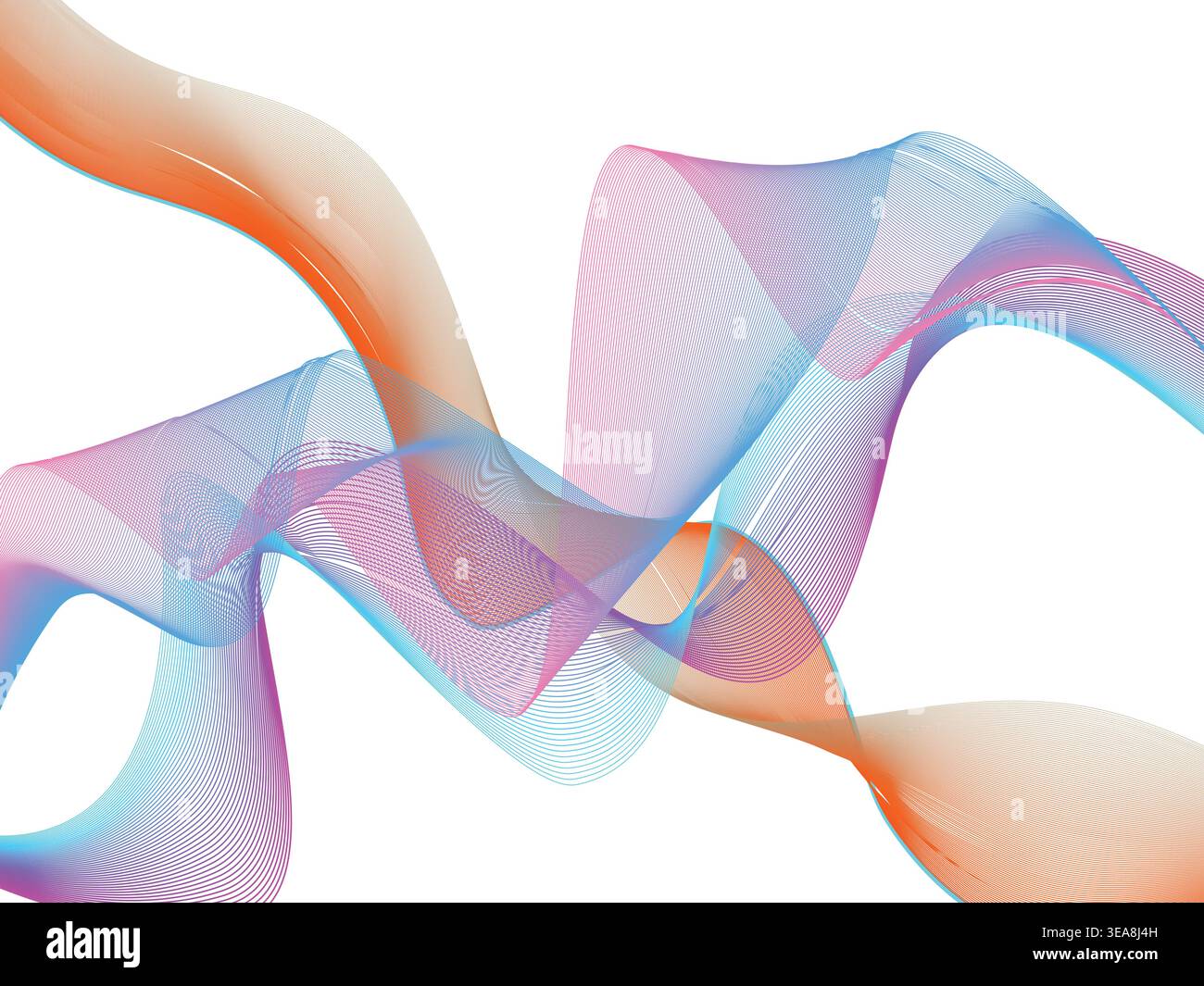 Abstract Vibrant Color Blend Gradient Vector Background Stock Vector