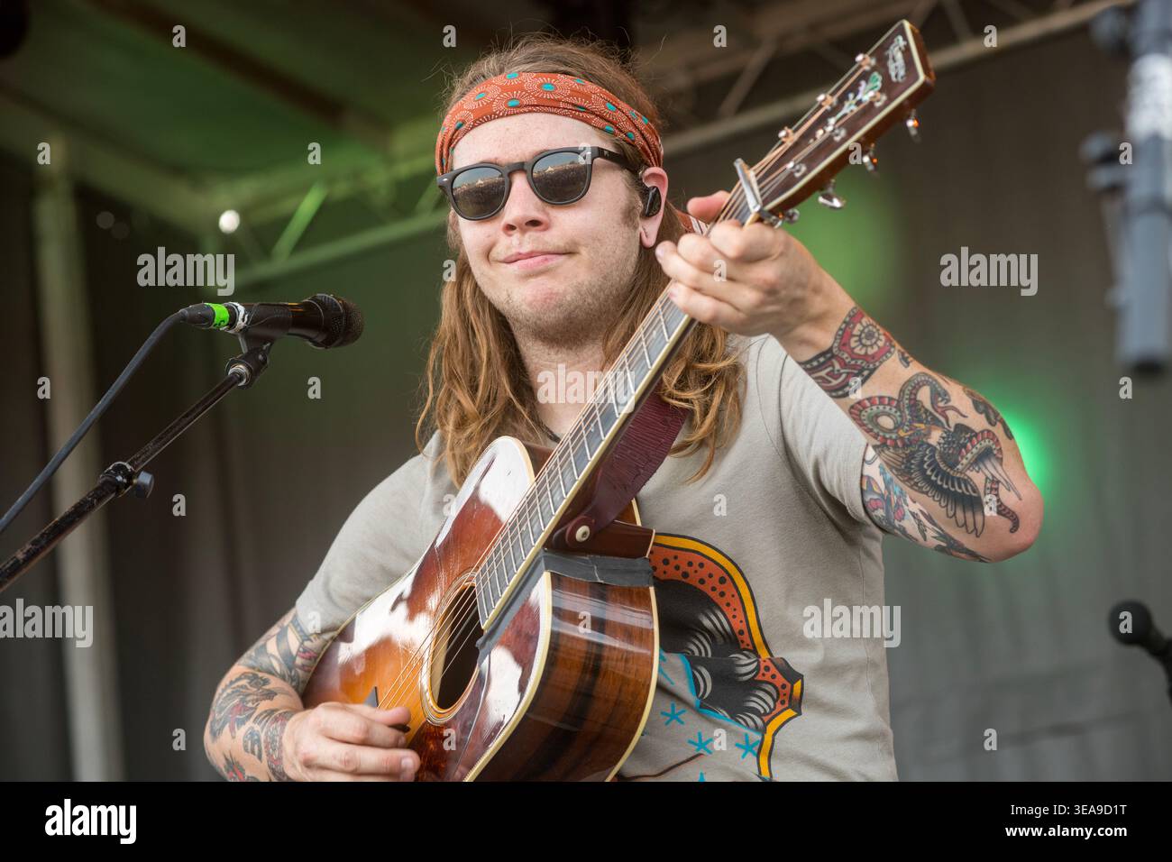 Billy Strings performs during Austin City Limits Music Festival, Austin, Texas, October 6, 2019. (Photo by John Anderson/The Austin Chronicle) Stock Photo
