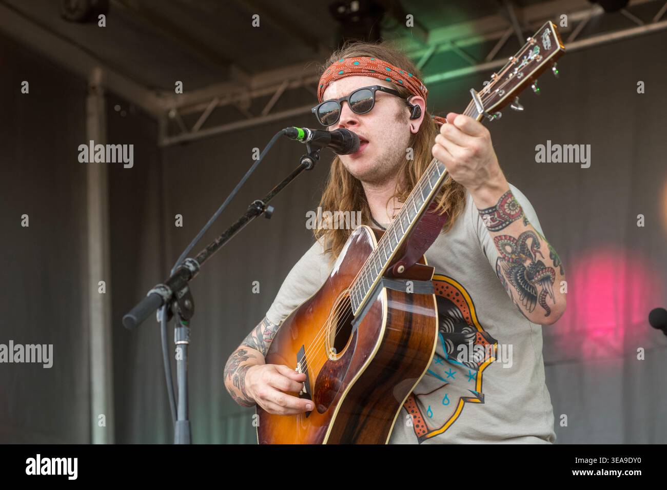 Billy Strings performs during Austin City Limits Music Festival, Austin, Texas, October 6, 2019. (Photo by John Anderson/The Austin Chronicle) Stock Photo