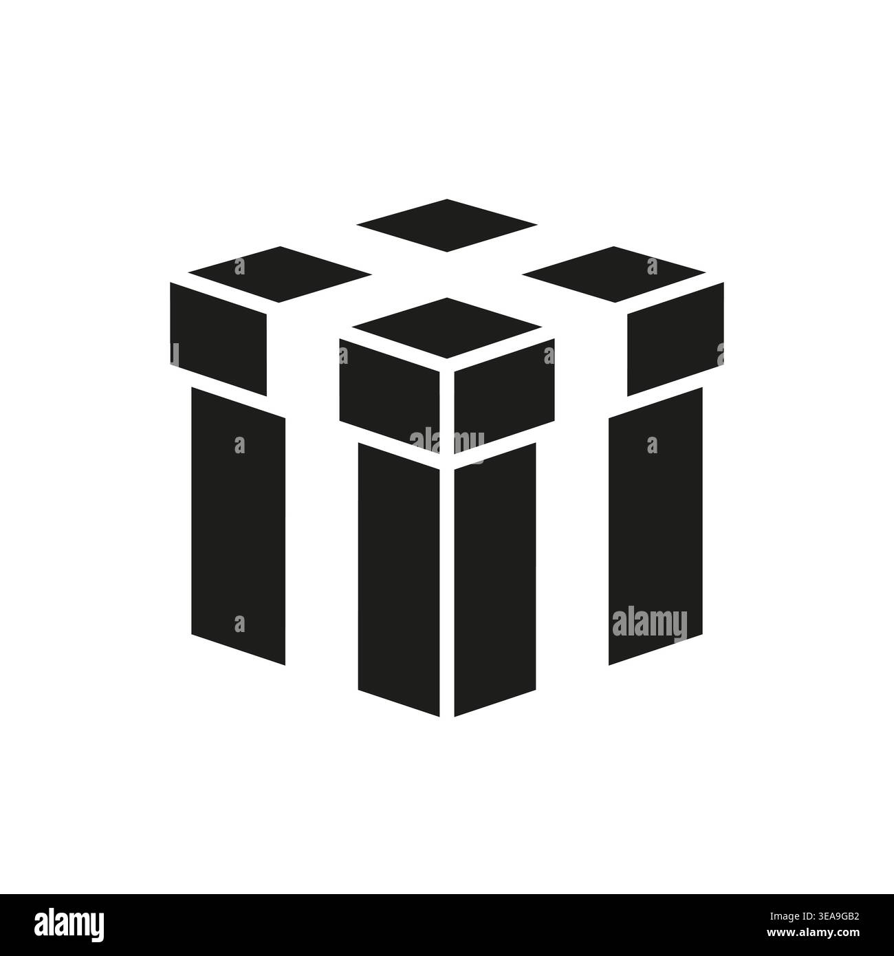 Gift Box Icon Stock Vector