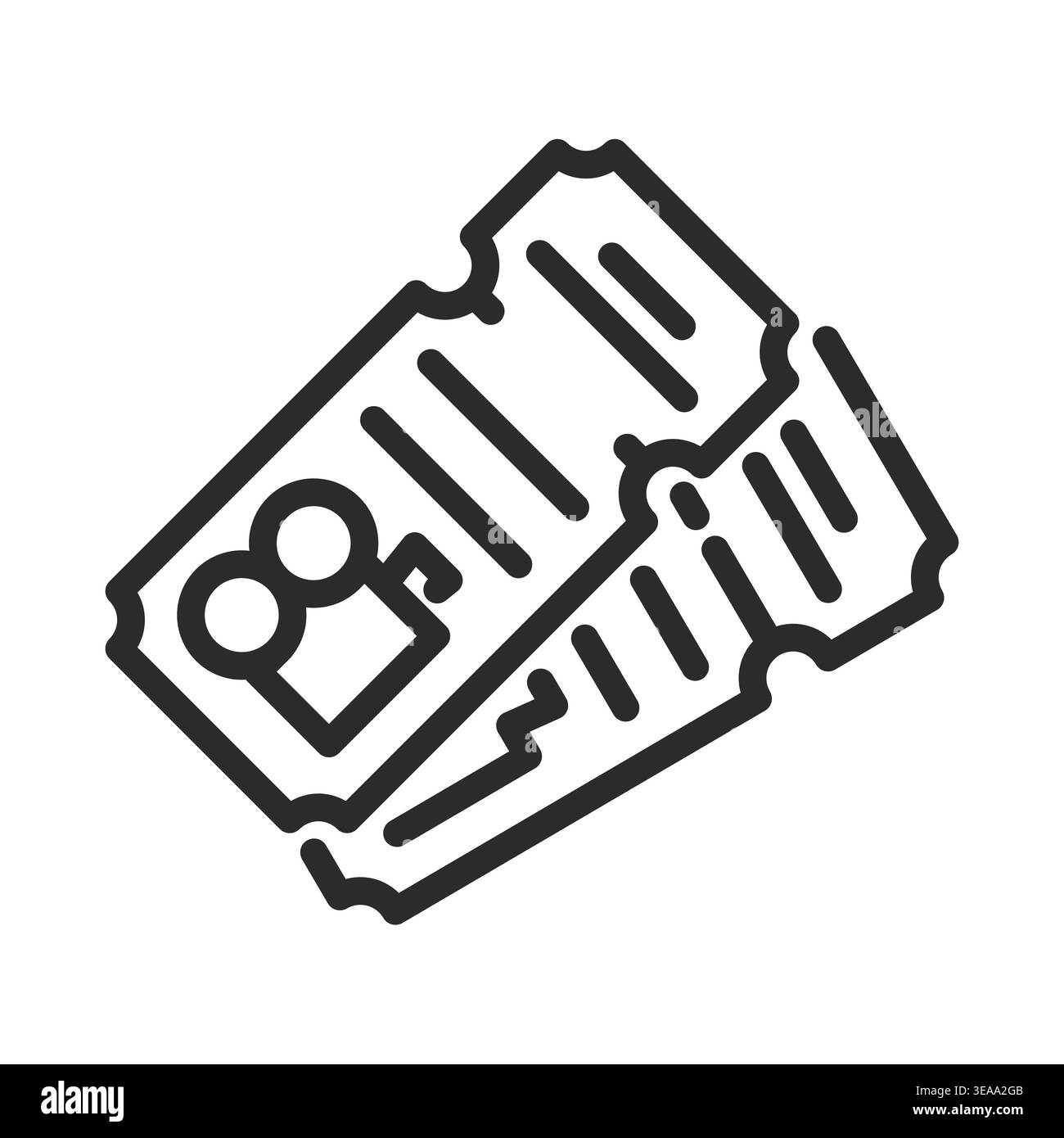 Cinema Ticket Icon Stock Vector Image & Art - Alamy