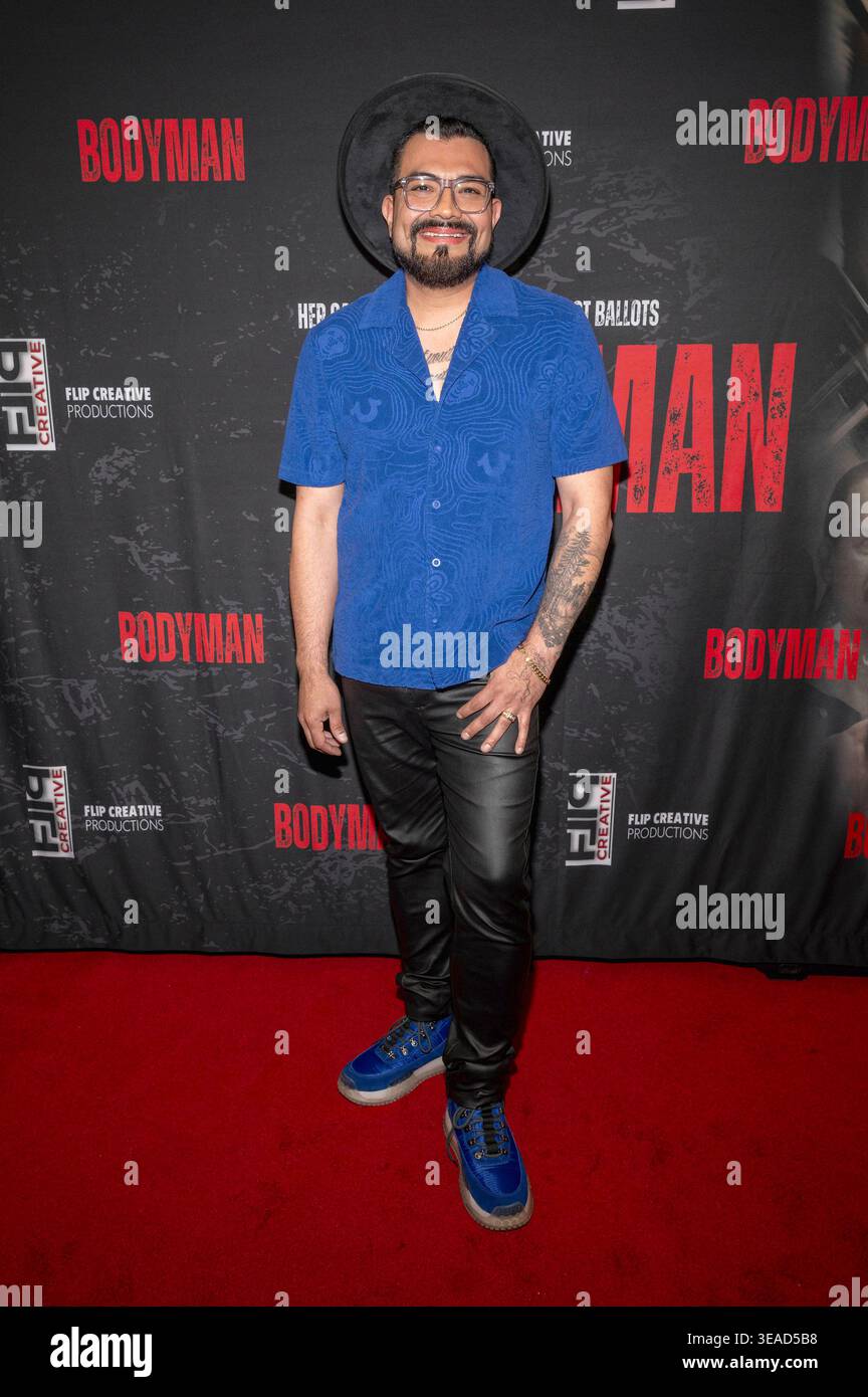 Margo Perez beim Screening des Films Bodyman im Fine Arts Theater. Los ...