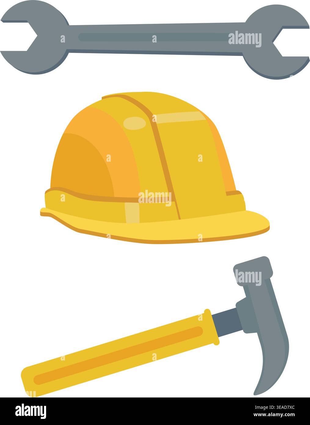 Construction Safety Tools Set Vector Image Stock Vector