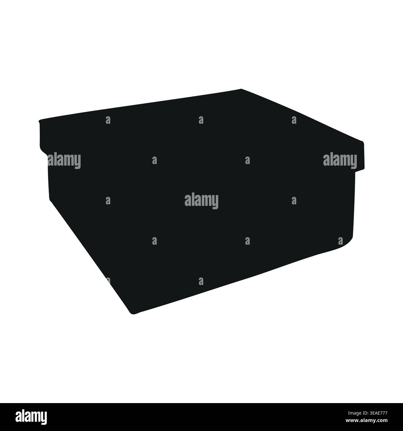 Vector hand drawn outline cupboard box Stock Vector