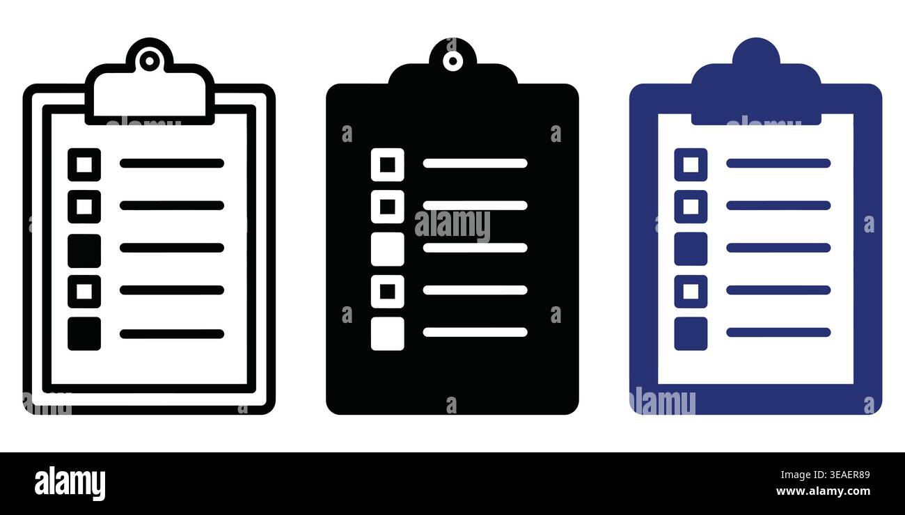 Visual representation checklist completion hi-res stock photography and ...