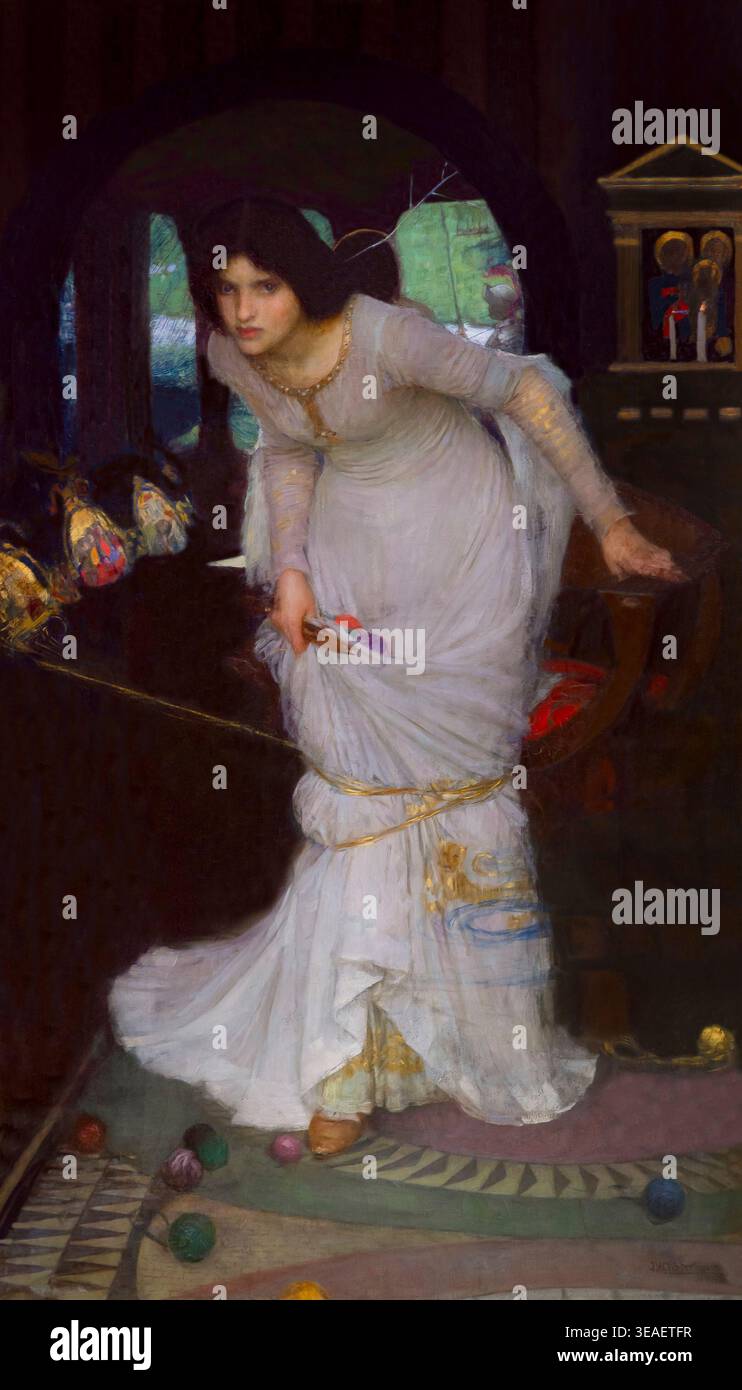 Lady of shalott waterhouse hi-res stock photography and images - Alamy