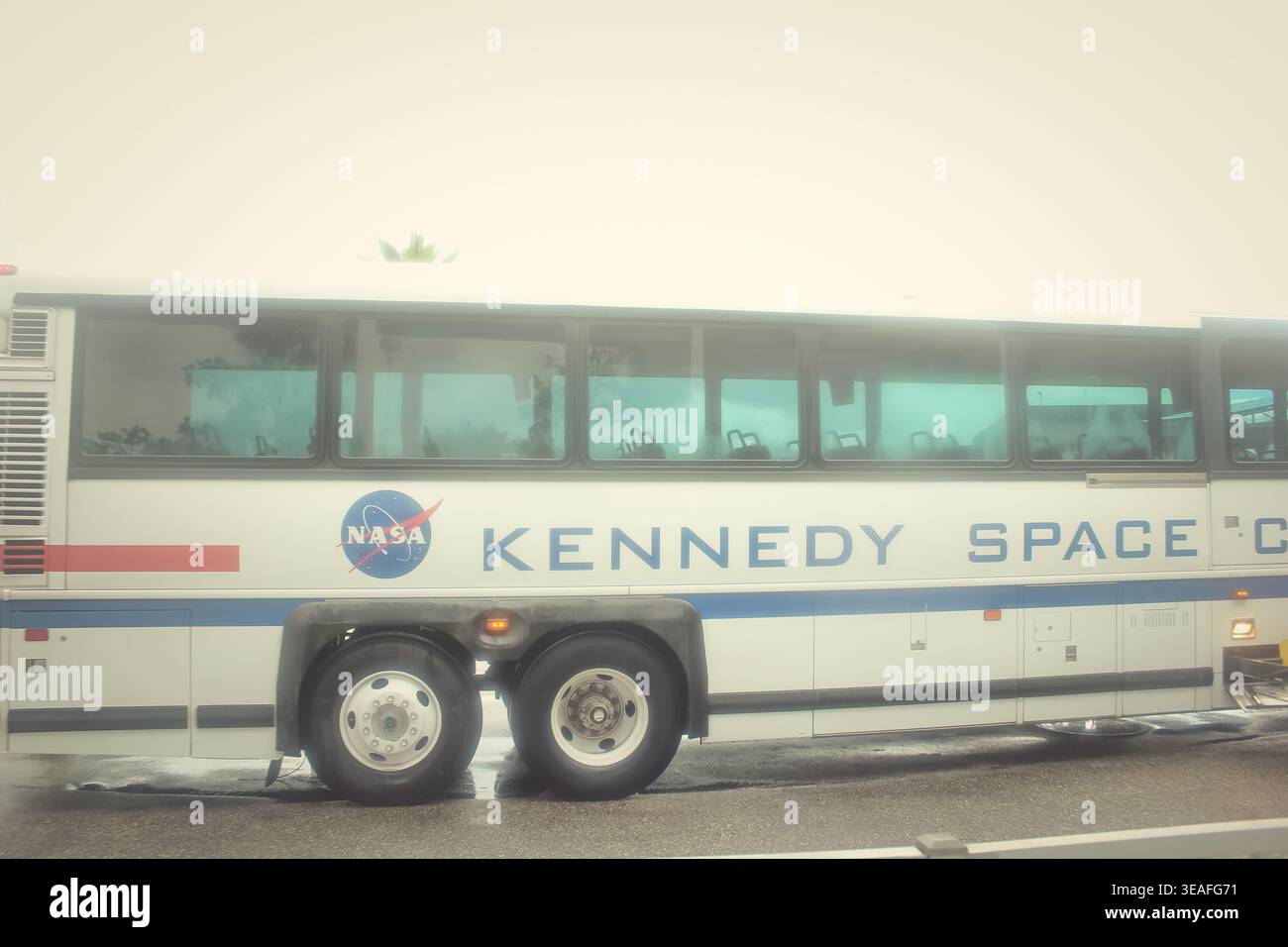 Nasa Vip Bus Kennedy Space Center Official Tour Bus at NASA Visitor Complex in ...