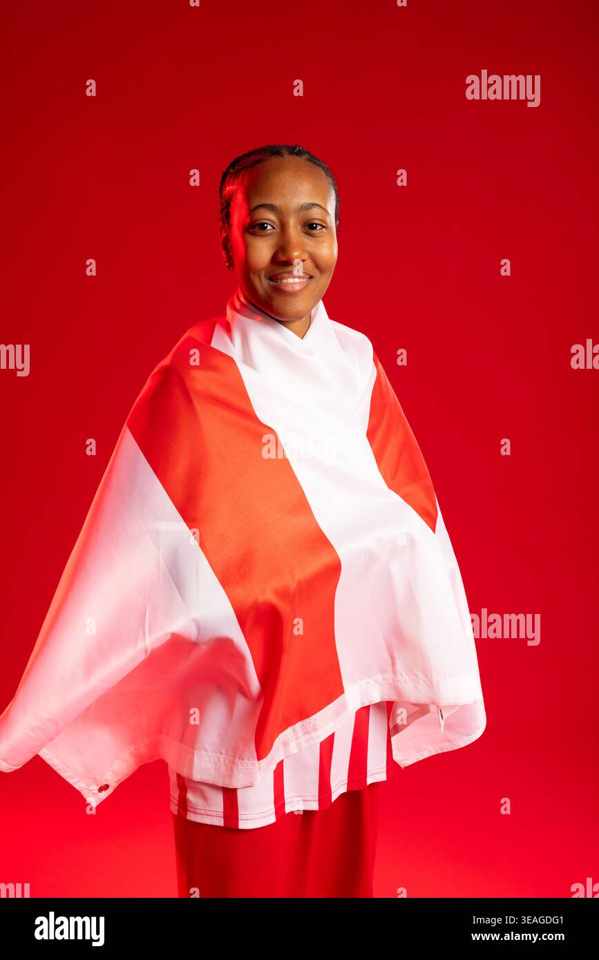 Woman red skirt white hi-res stock photography and images - Alamy