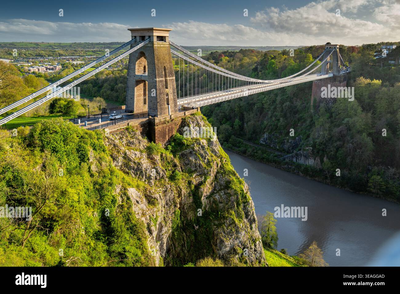the Clifton suspension bridge in Bristol UK Stock Photo - Alamy