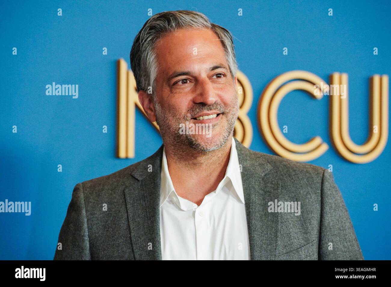 Eric Ledgin arrives at the NBCUniversal Emmy Luncheon on Wednesday ...