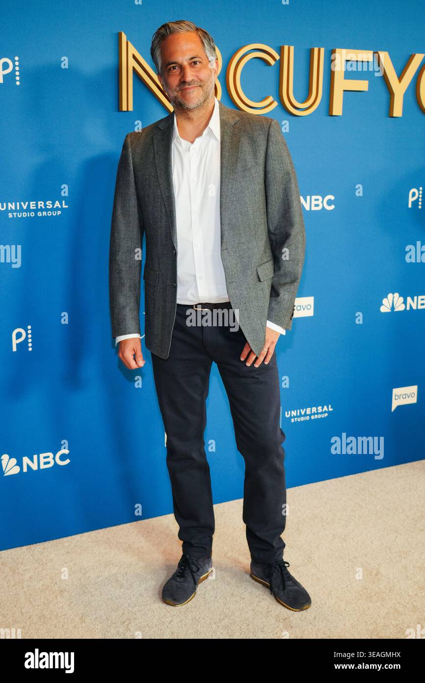 Eric Ledgin arrives at the NBCUniversal Emmy Luncheon on Wednesday ...