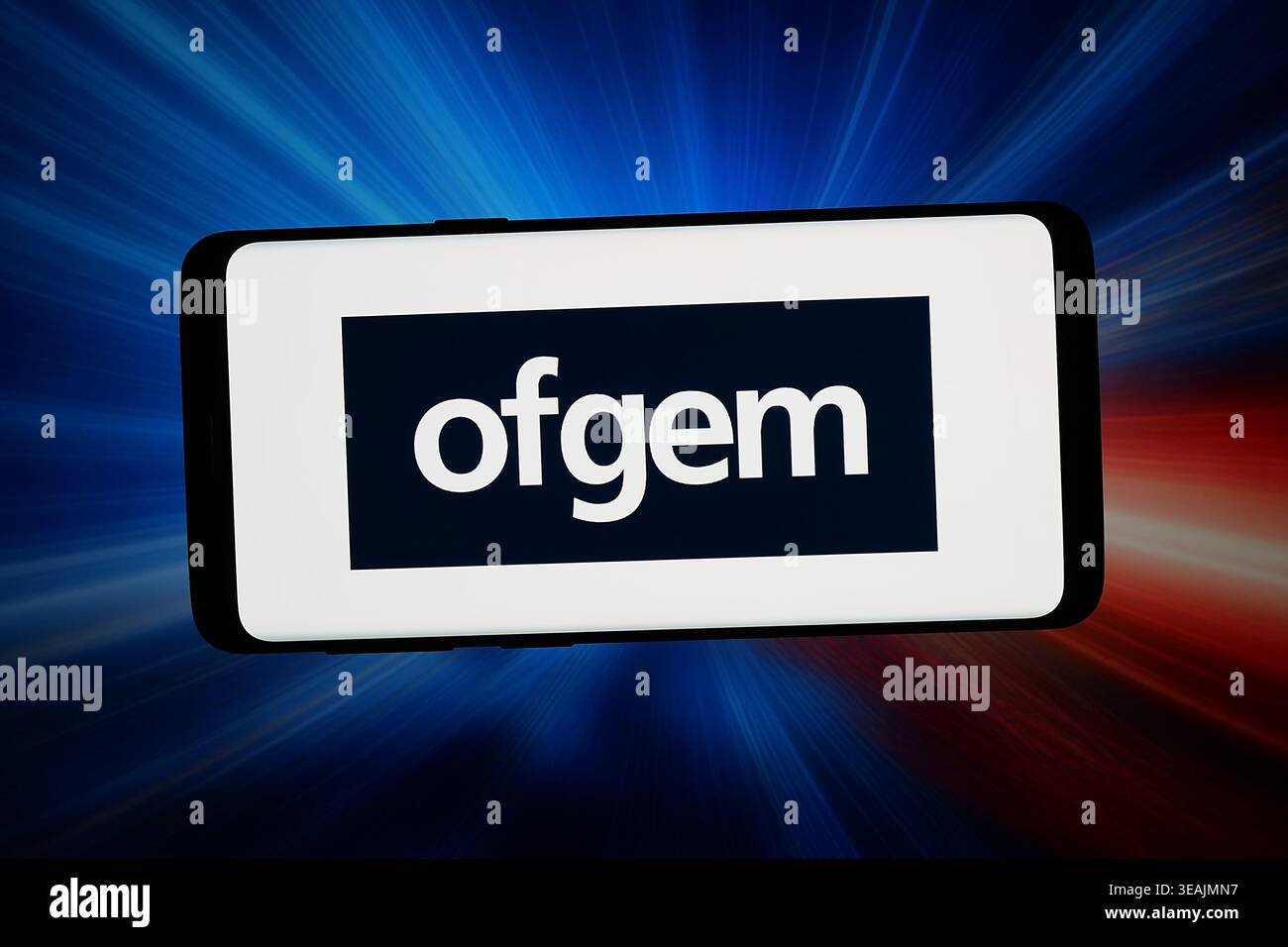 Ofgem Stuttgart, Germany - 04-13-2026: In this photo illustration, the logo ...