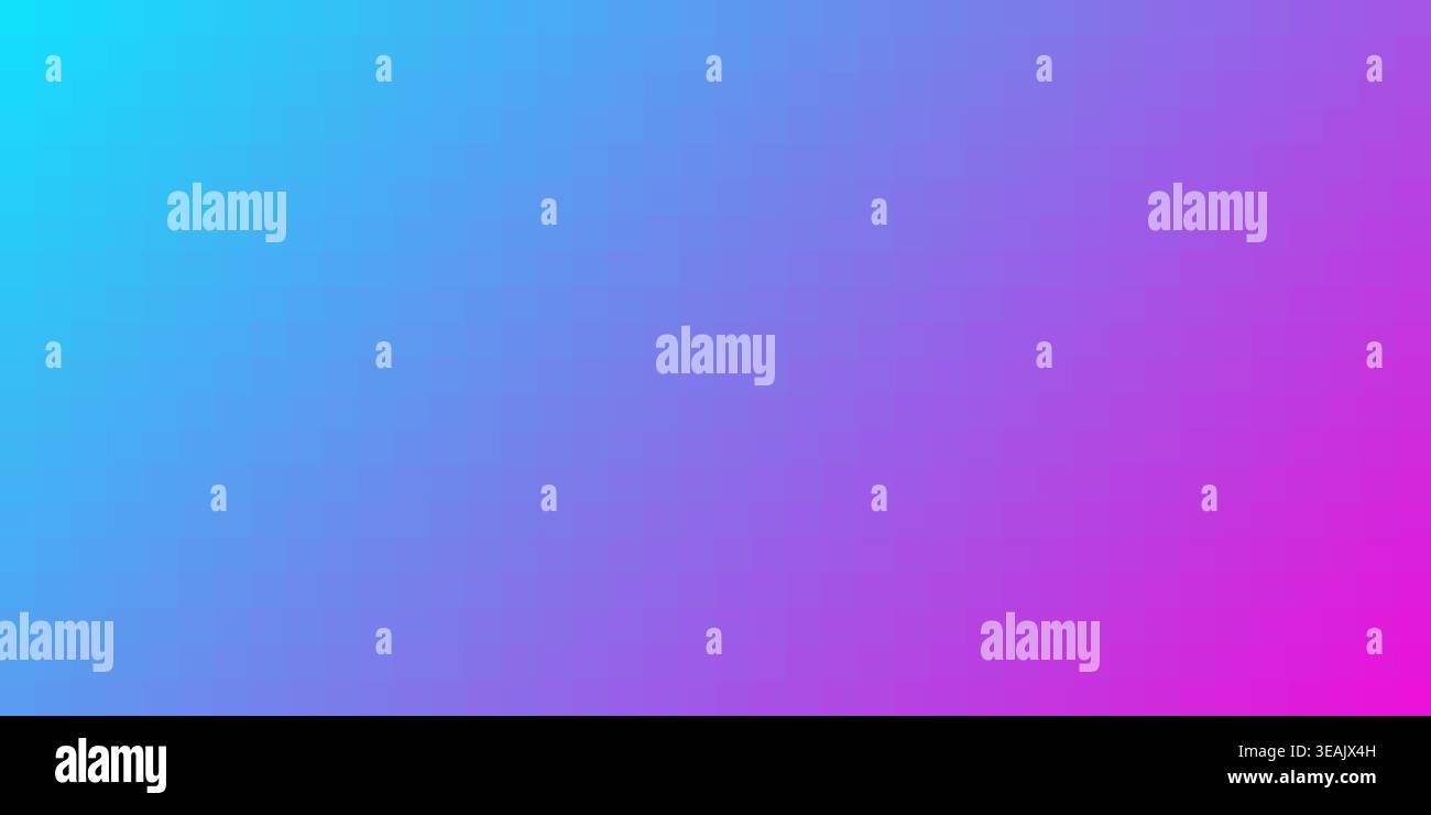 Neon pixel gradient bg. Blue, pink and purple gradient background. Abstract digital pattern with square elements grid. Vibrant cyber futuristic Stock Vector