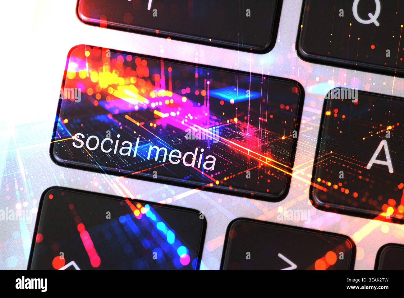 social media Stock Photo