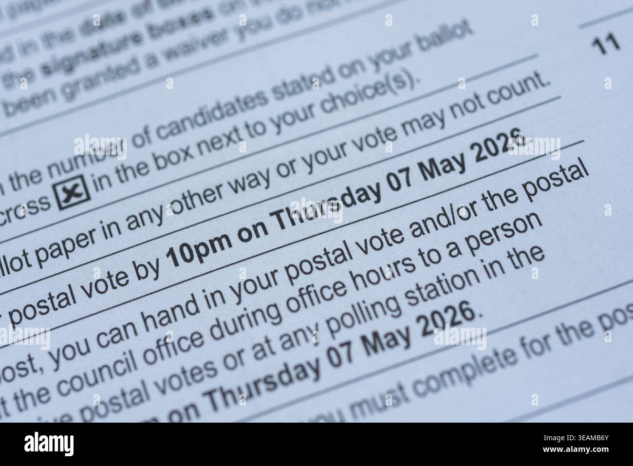 Postal vote information and instructions for local elections on ...