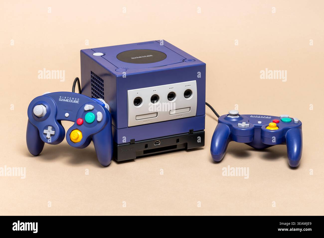 game console, nintendo gamecube, game consoles Stock Photo