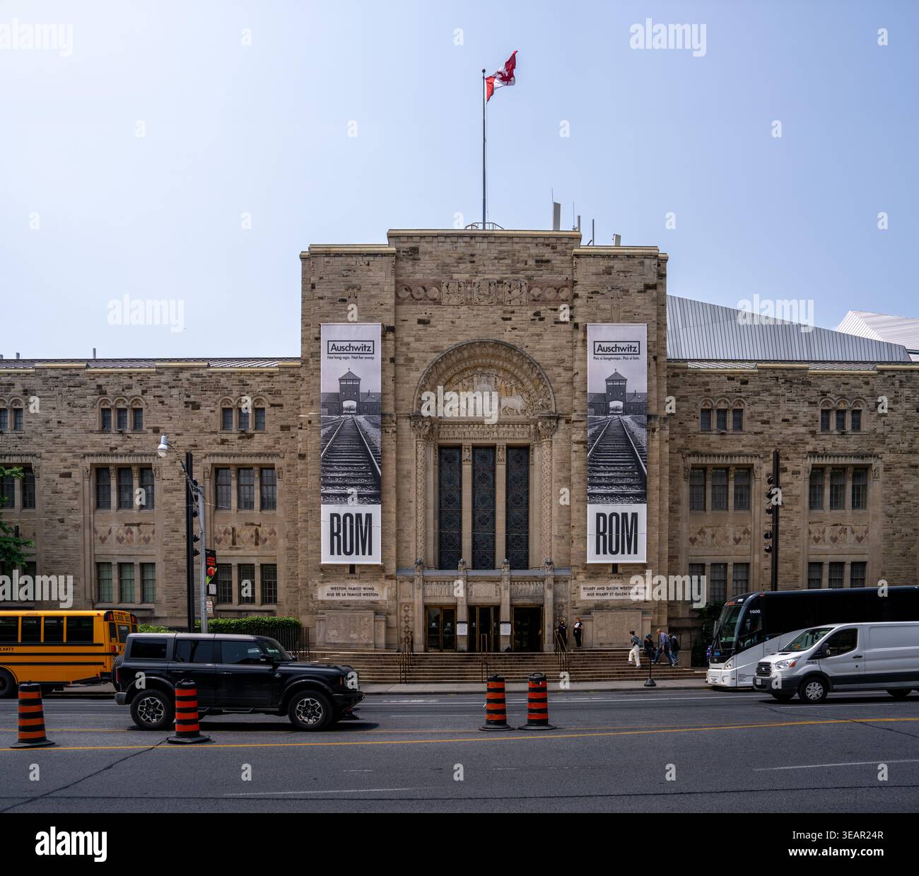 Royal Ontario Museum Eastern Facade - Toronto, Ontario, Canada Stock Photo