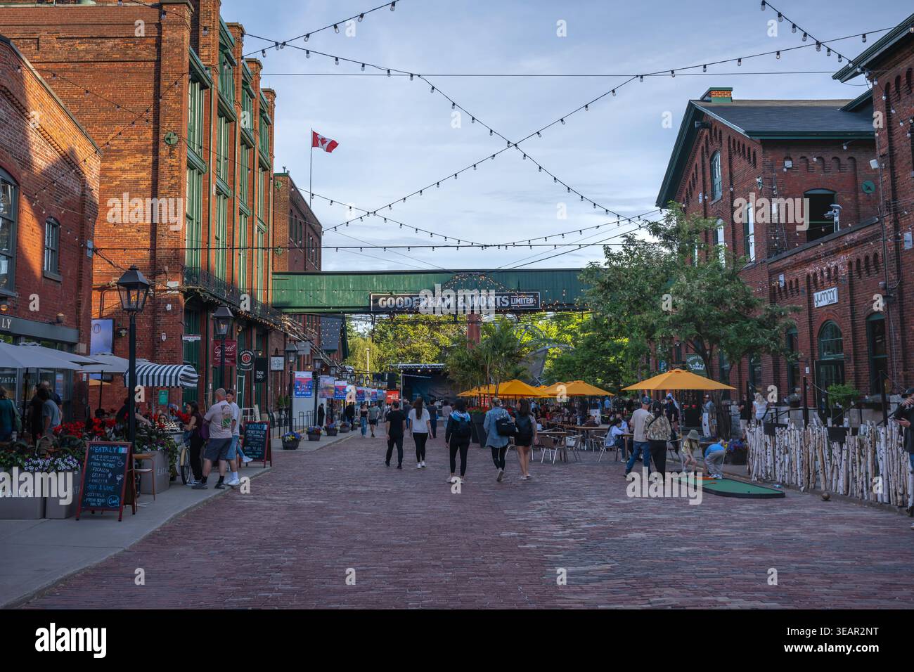 Distillery District - Toronto, Ontario, Canada Stock Photo