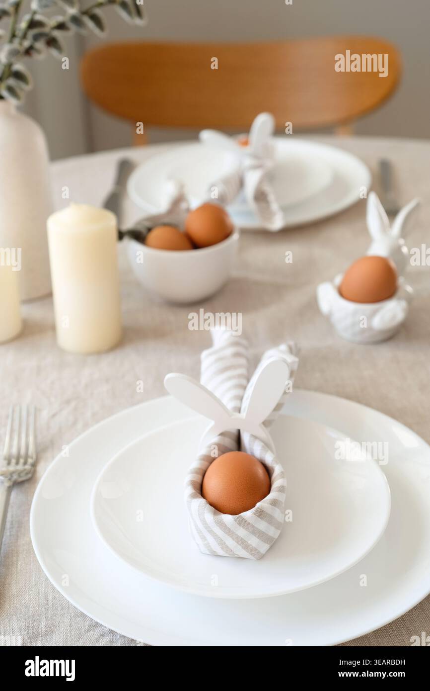 easter, breakfast, table cover, easters, breakfasts, table covers Stock Photo