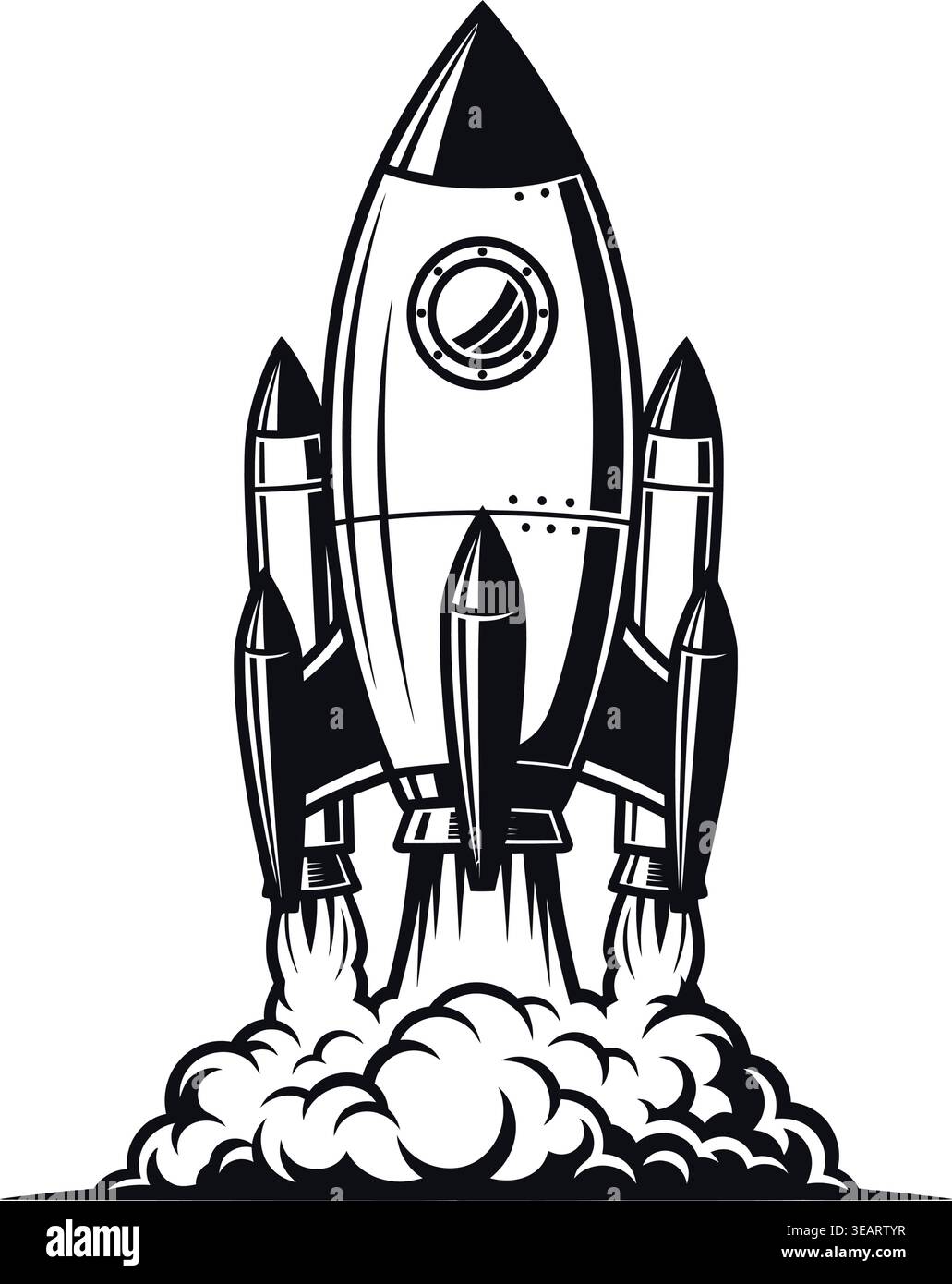 Nose cone of rocket Stock Vector Images - Alamy