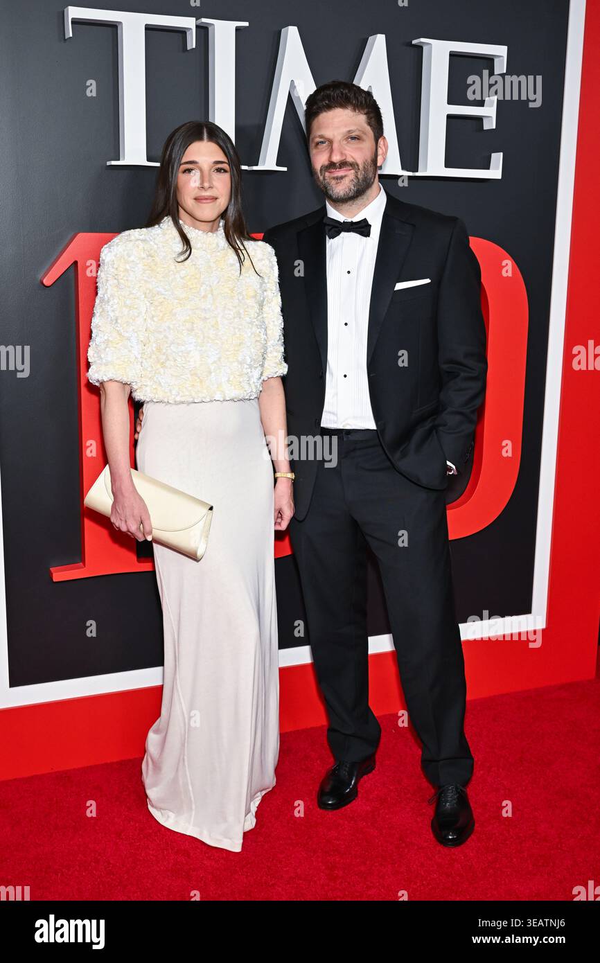 Lauren Ratner, left, and Michael D. Ratner attend the Time100 Gala ...