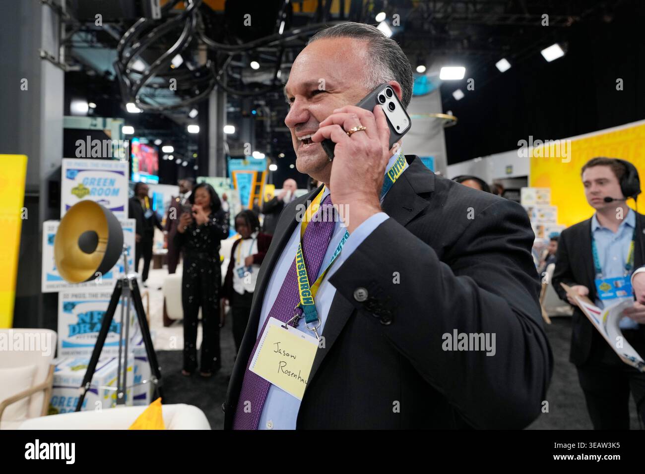 Agent Rosen Agent Jason Rosenhouse in the green room during the during the first ...