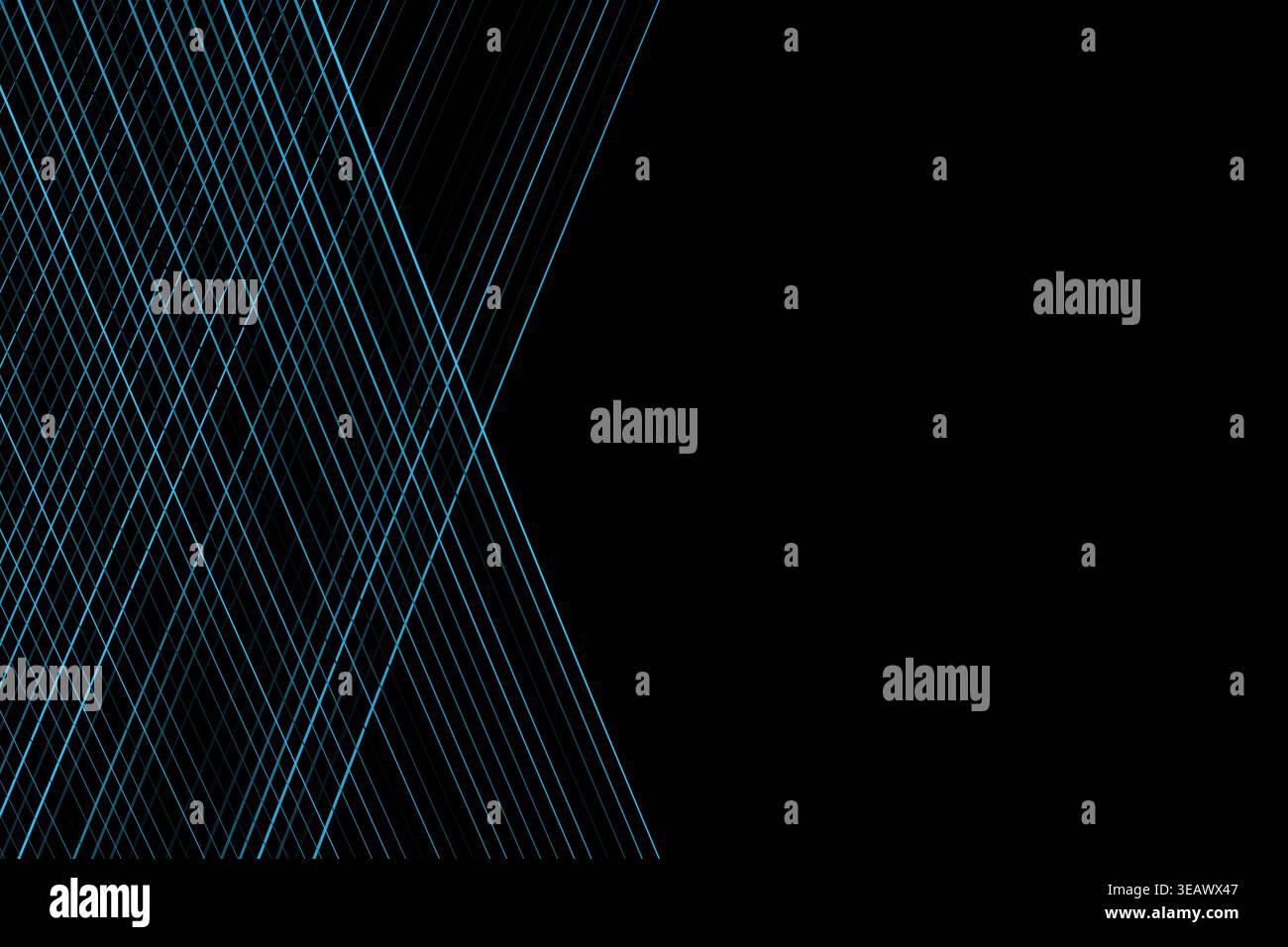 Abstract Diagonal Lines on Black Background Stock Vector