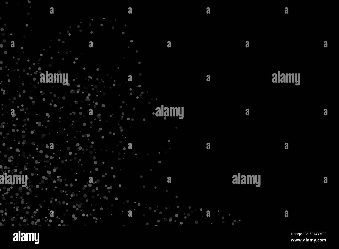 wavy particles splash circles abstract background Stock Vector