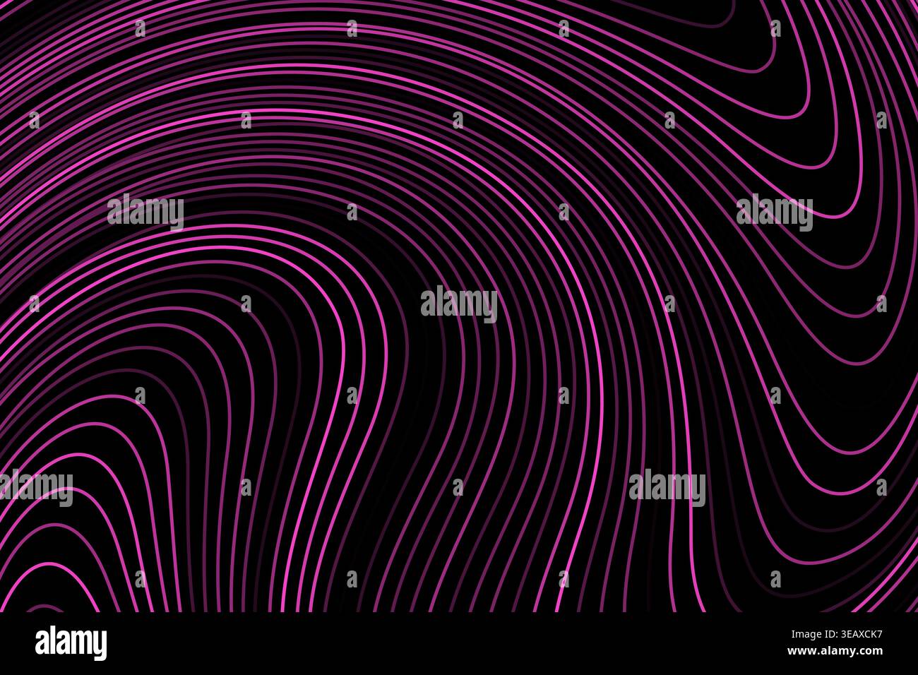 wavy background curved lines abstract illustration Stock Vector
