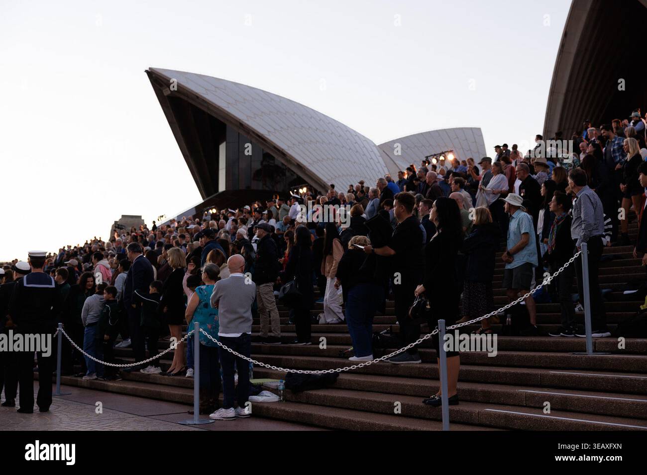Sydney, Australia. 24th Apr, 2026. The Lest We Forget Harbour Sunset ...