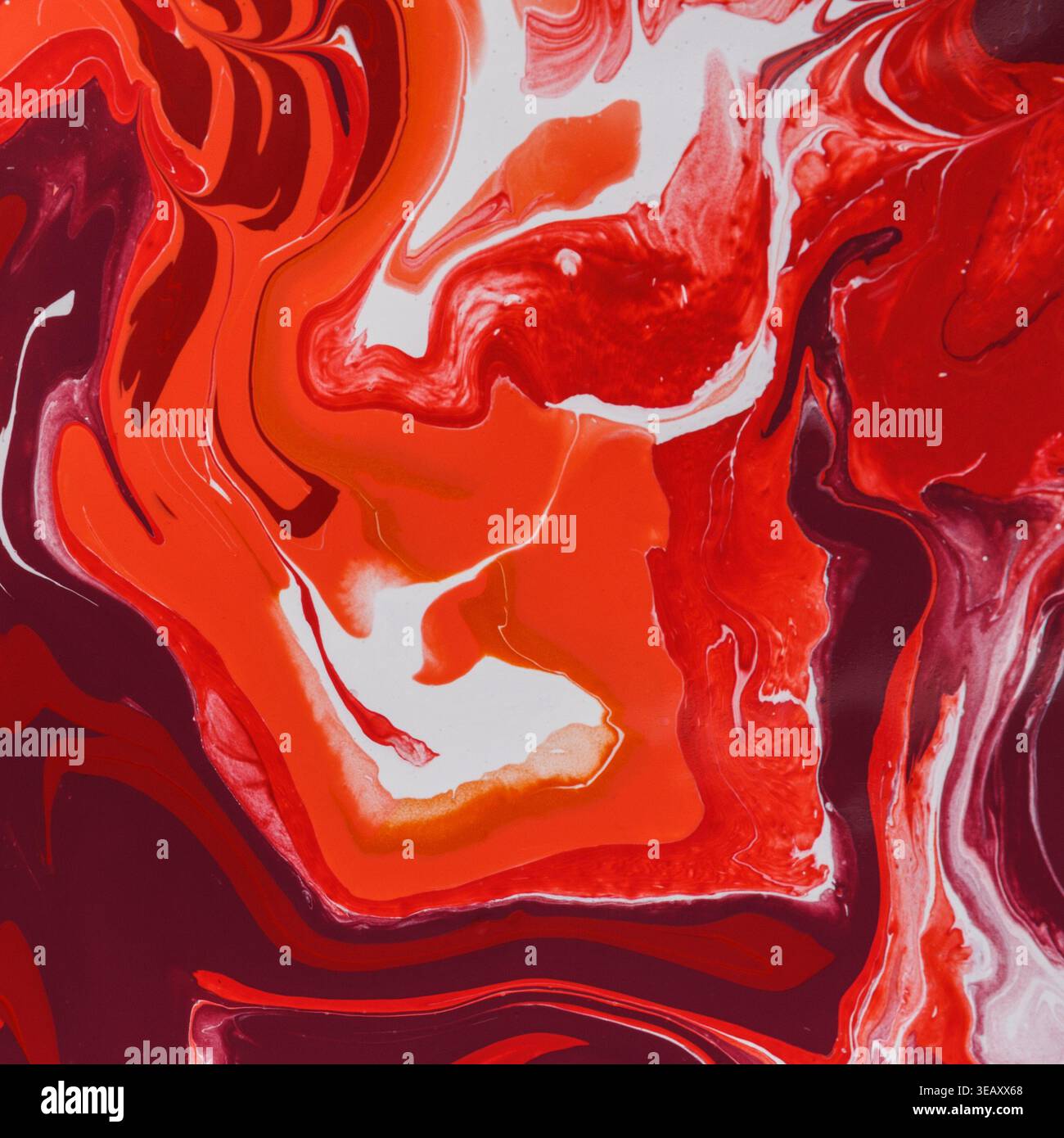Red waves concept Stock Photo