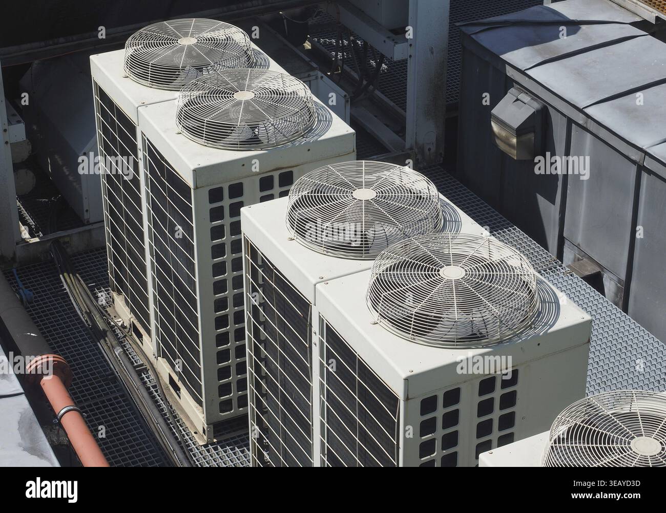 HVAC heating ventilation and air conditioning device Stock Photo