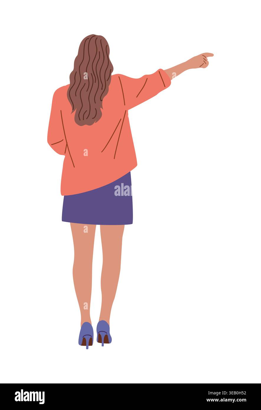 Hand points forward icon hi-res stock photography and images - Alamy