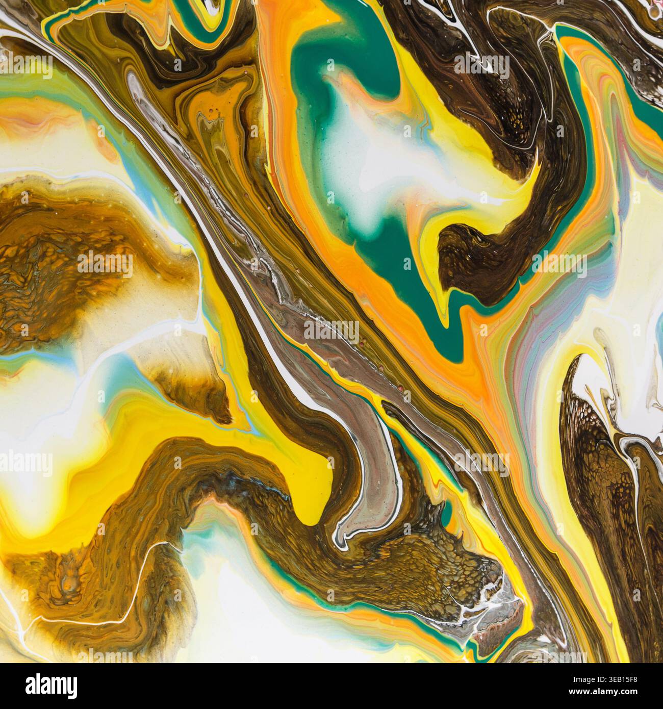 Abstract background fluid art green hi-res stock photography and images ...