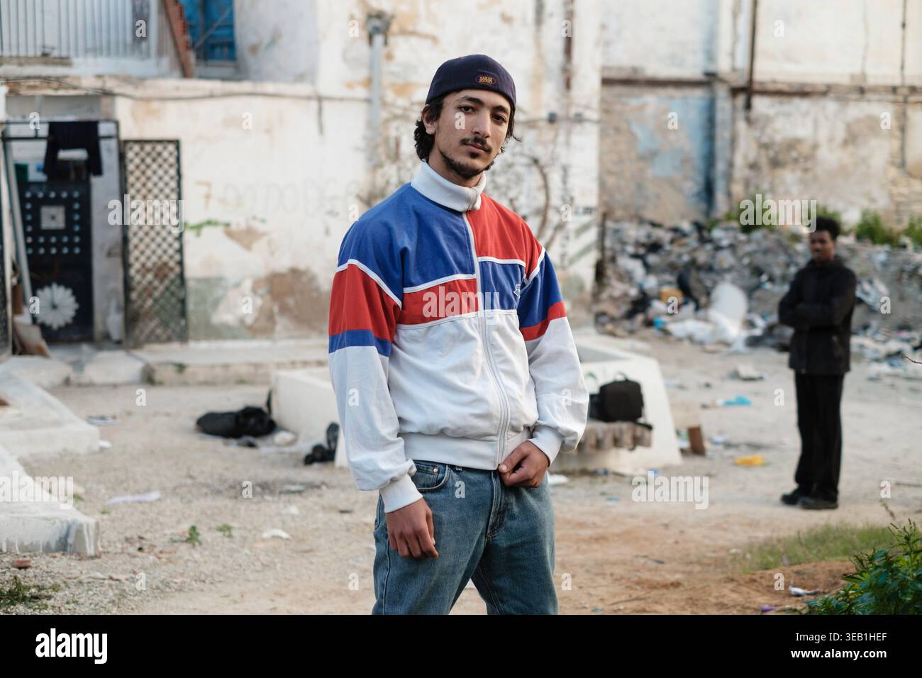 Louay Tarhouni (23 years old, born in 1997) lives in Bab al-Jazira, a ...