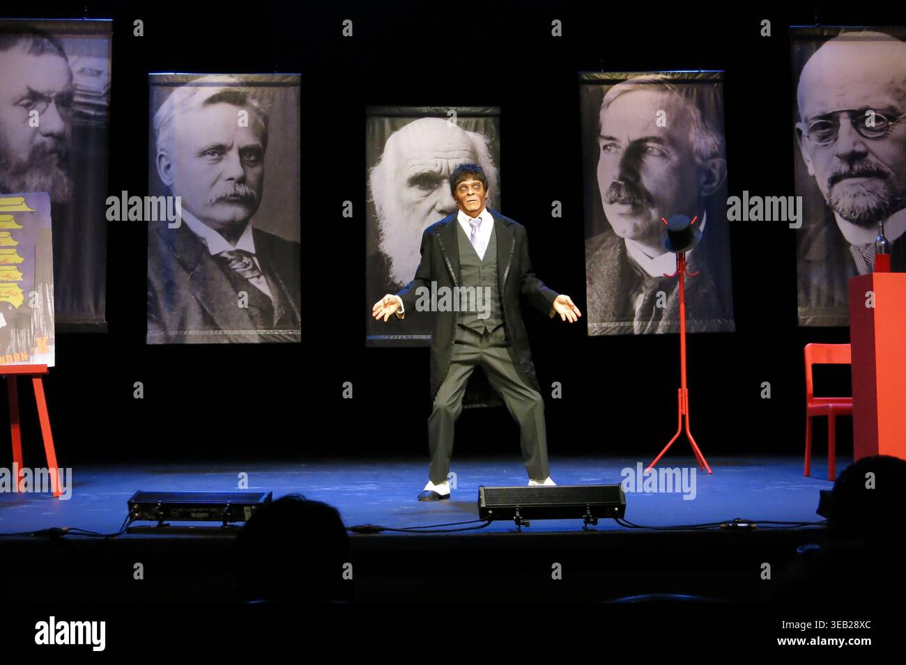 Mexican-French actor Brontis Jodorowsky performs during a rehearsal of ...