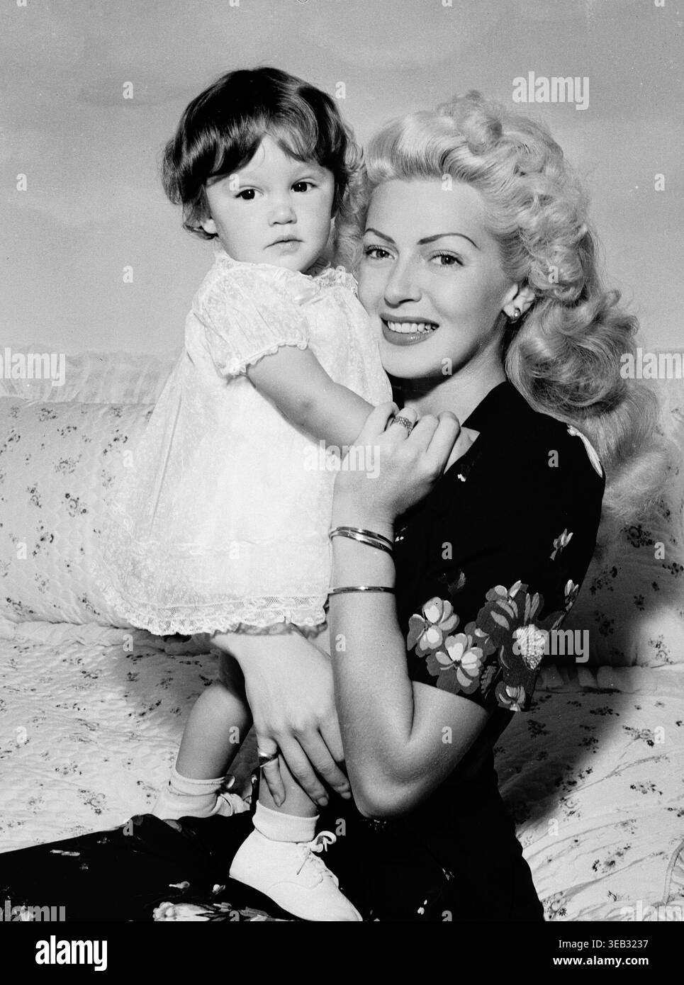 Lana Turner and daughter Cheryl Circa 1980's Credit: Ralph