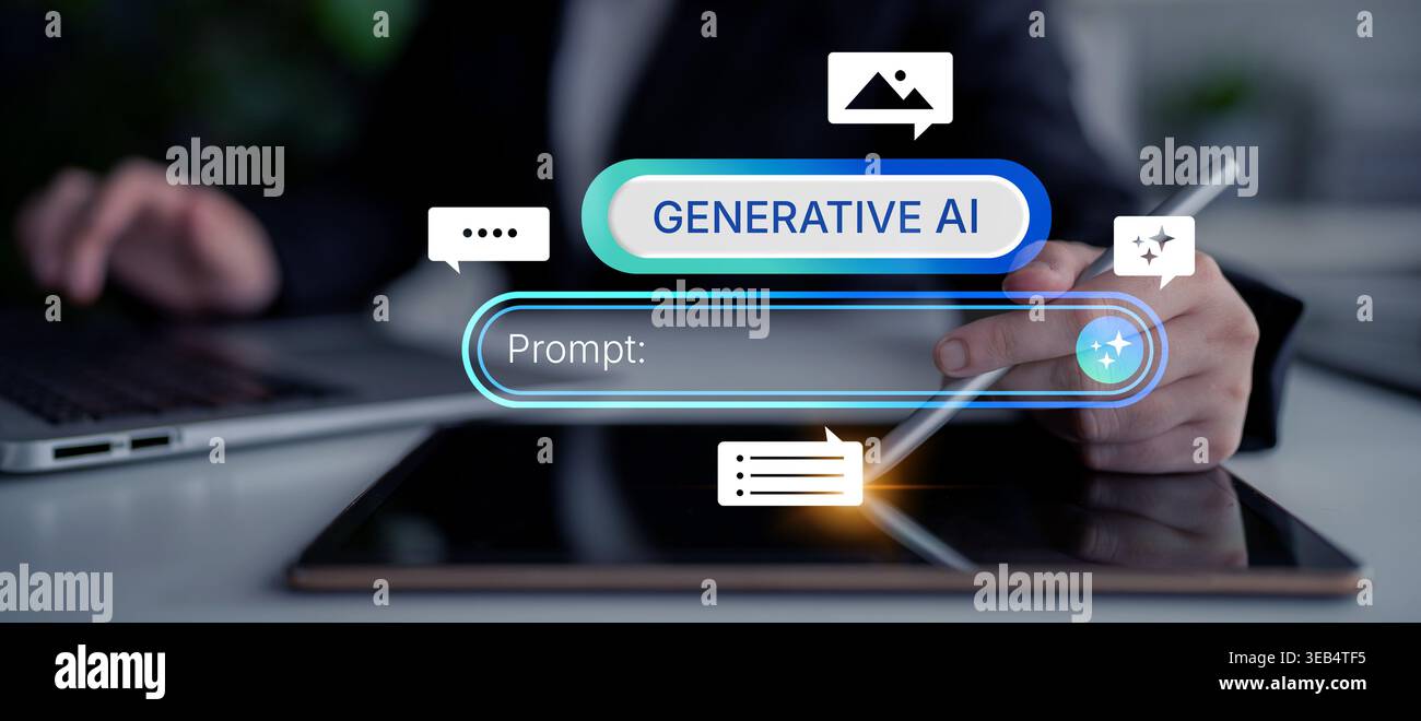Prompt Interface Design Generative AI prompt interface concept for creating content. Prompt ...