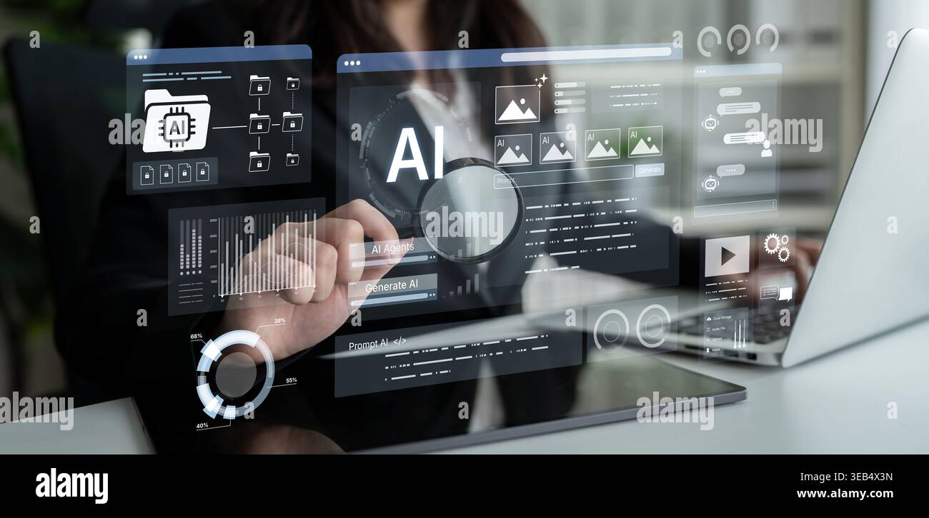 Interactive AI dashboard for prompt generation, analytics and ...