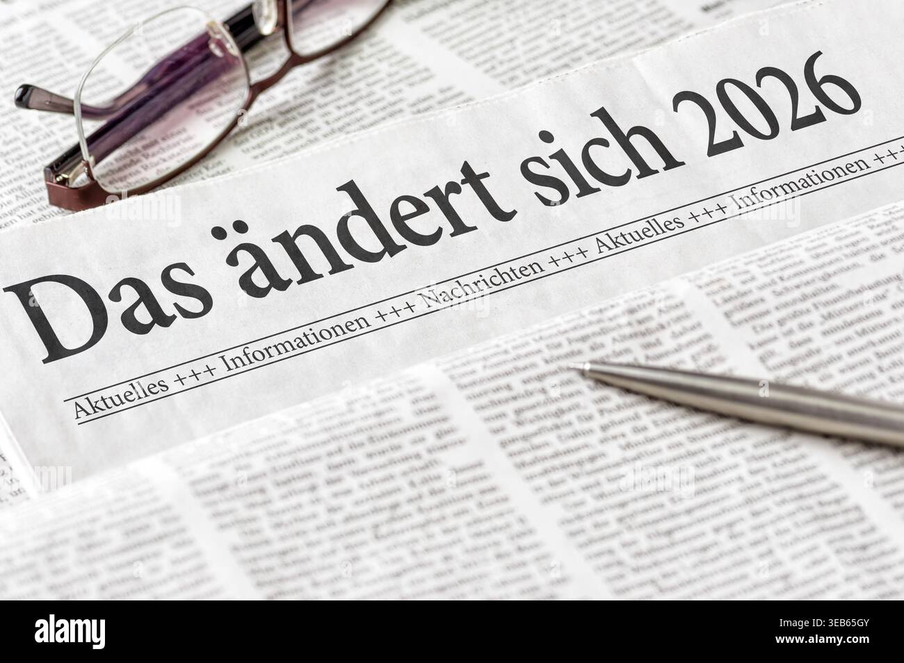das ändert sich, 2026 Stock Photo