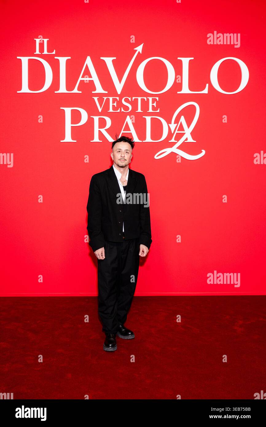 Dar Dust Ravi Reddy Dardust Premiere of -The Devil Wears Prada 2- Backdrop La Rinascente ...