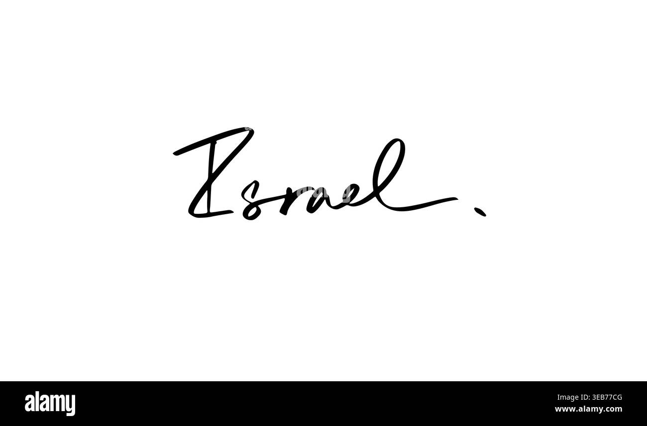 israel israeli text font calligraphy hand written lettering script ...