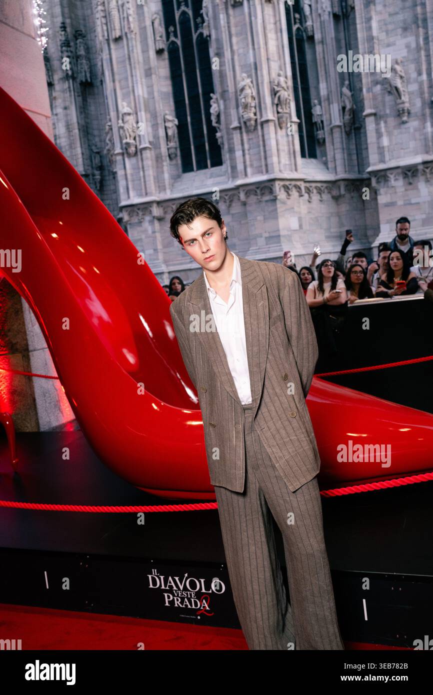 Samuel R. Finch Sam Finch Premiere of -The Devil Wears Prada 2- Arrivals La Rinascente ...