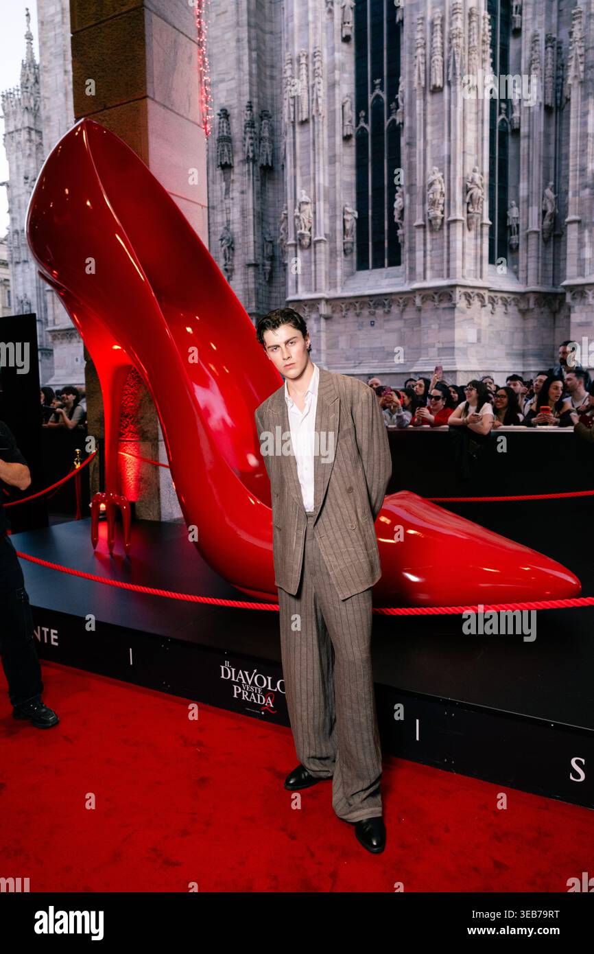 Samuel R. Finch Sam Finch Premiere of -The Devil Wears Prada 2- Arrivals La Rinascente ...